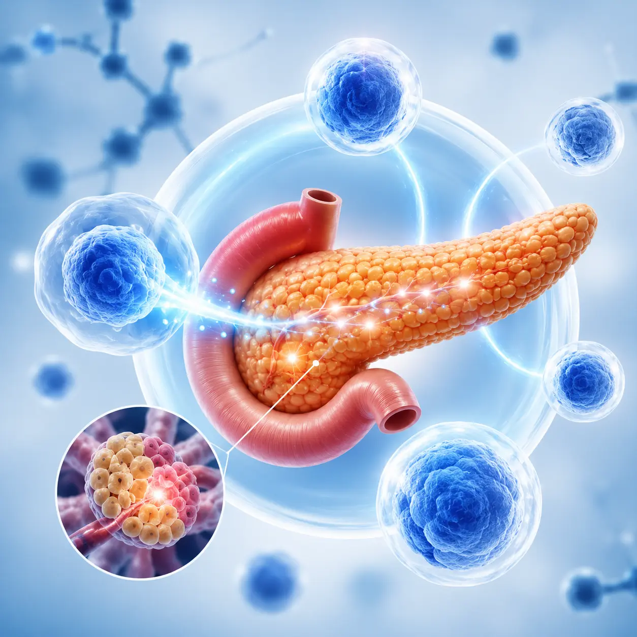 Stem cell therapy Support Pancreatic Function