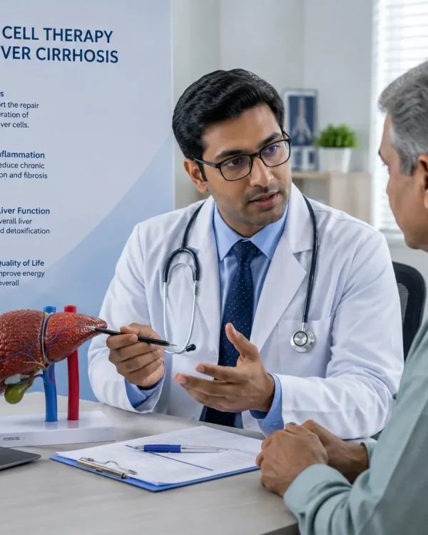 How stem cell therapy helps in Liver cirrohsis